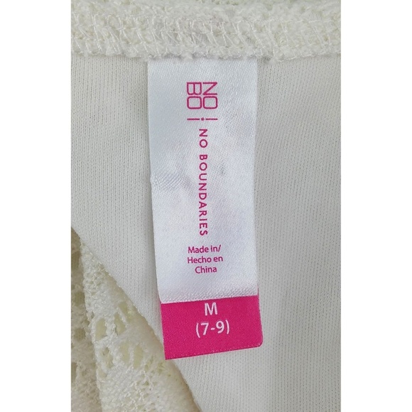 No Boundaries Fit Flare Dress Sz M Ivory - Picture 7 of 9